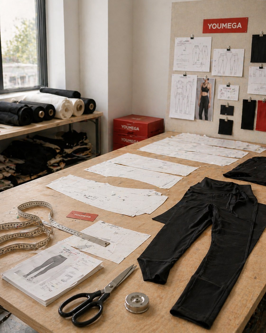 Pattern making and sample development station