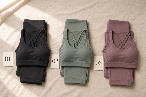 Primera colección enfocada de ropa deportiva en tres colorways