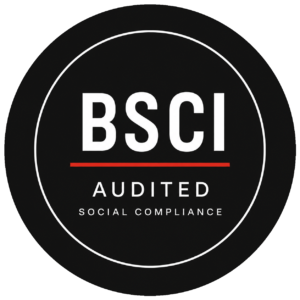 BSCI audited social compliance badge
