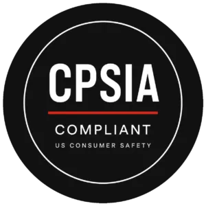 US CPSIA compliant certification badge