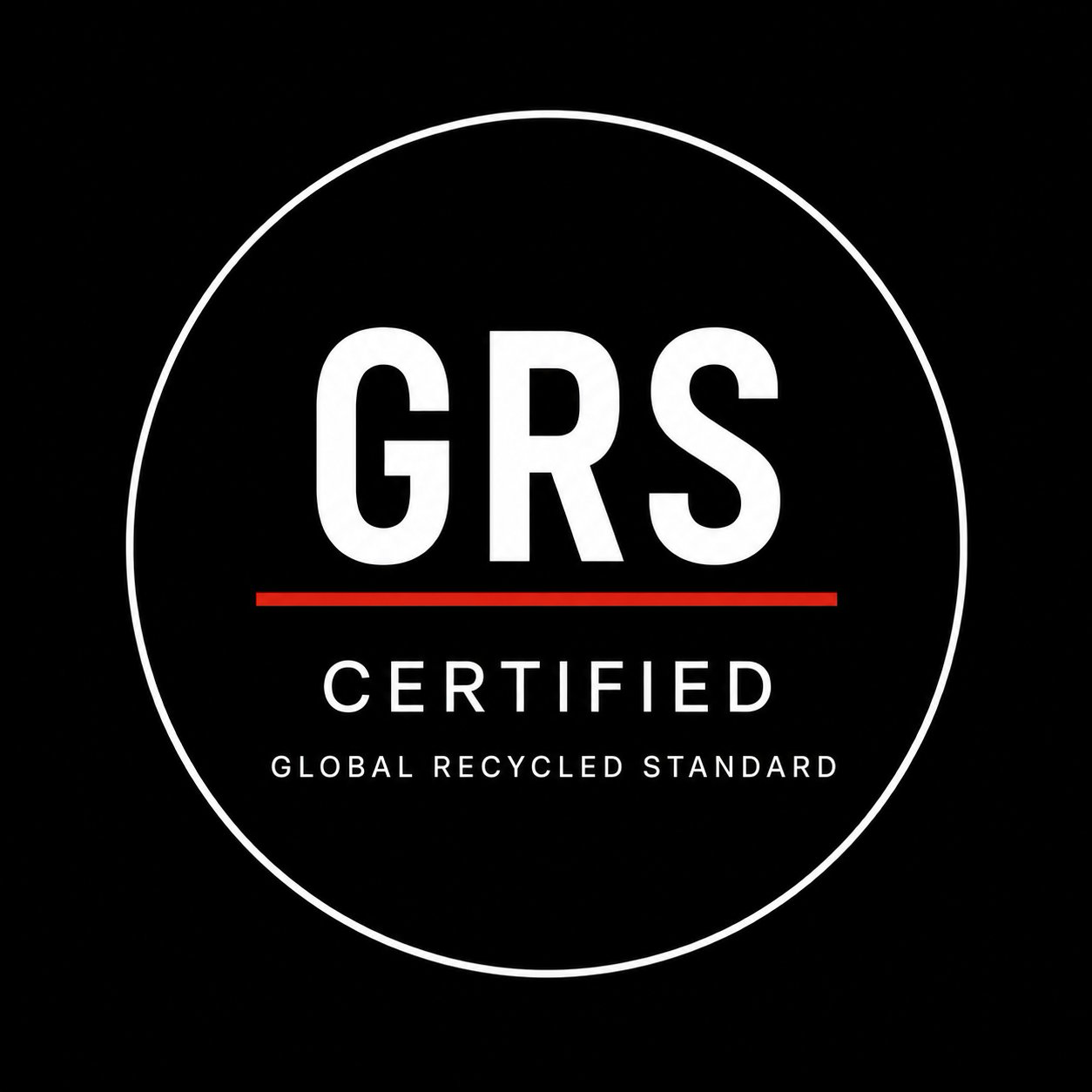 GRS Global Recycled Standard certification badge