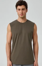 Men's Sleeveless Muscle Tank - Breathable Training Top gallery image 1 - YOUMEGA private label activewear