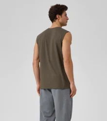 Men's Sleeveless Muscle Tank - Breathable Training Top gallery image 2 - YOUMEGA private label activewear