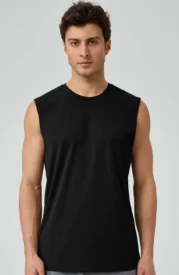 Men's Sleeveless Muscle Tank - Breathable Training Top gallery image 3 - YOUMEGA private label activewear