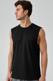 Men's Sleeveless Muscle Tank - Breathable Training Top gallery image 5 - YOUMEGA private label activewear