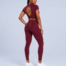 Zip-front activewear set — alternate studio or detail view