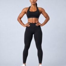 Zip-front activewear set — alternate studio or detail view