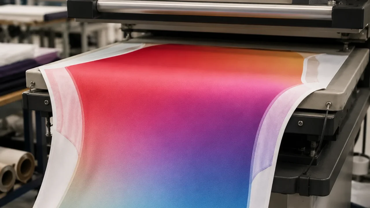Activewear fabric and production detail