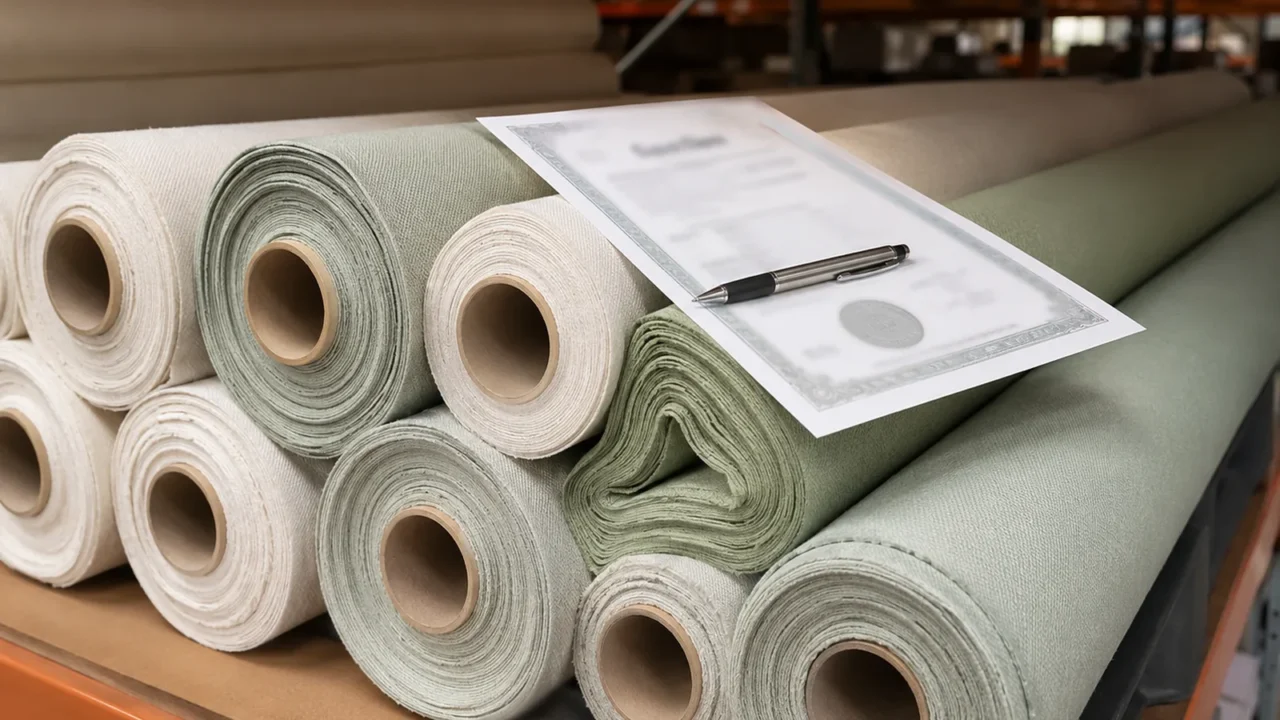 Activewear fabric and production detail