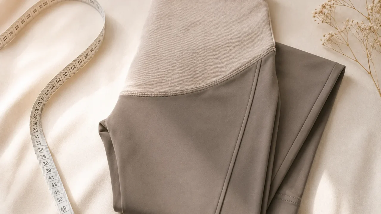 Activewear fabric and production detail