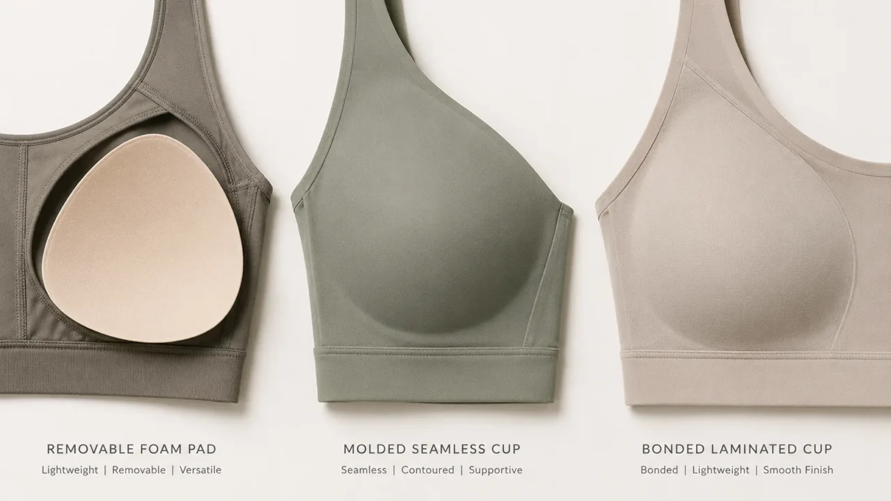 Activewear fabric and production detail