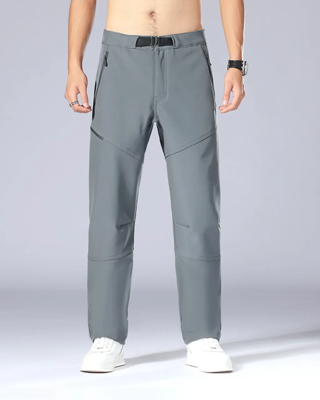 Pantalones De Senderismo Térmicos Y Rápidos - gris