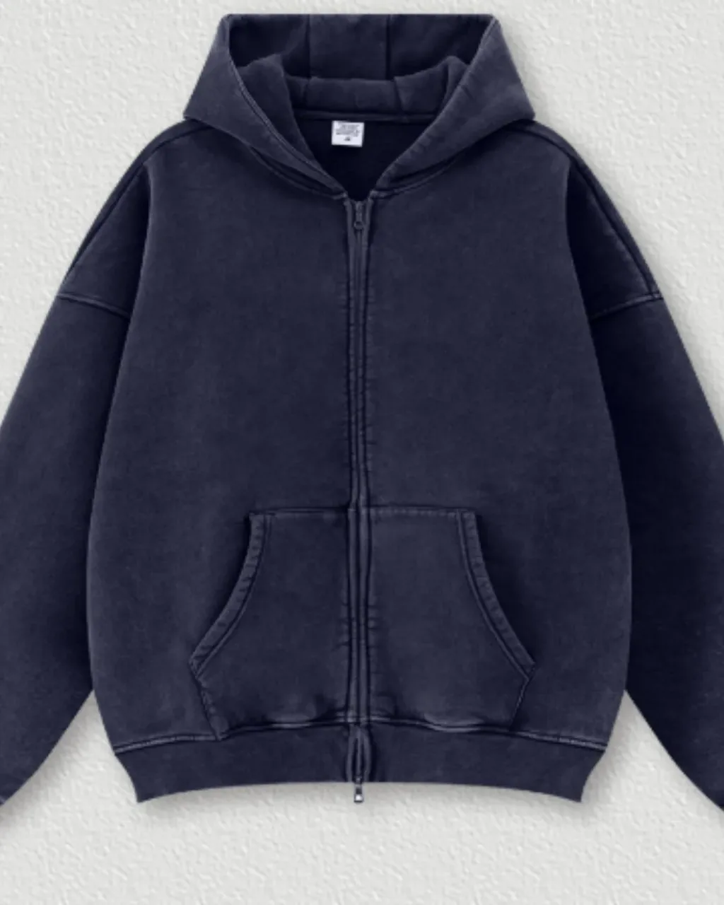 Set Informal Oversize Con Sudadera Con Capucha - azul marino