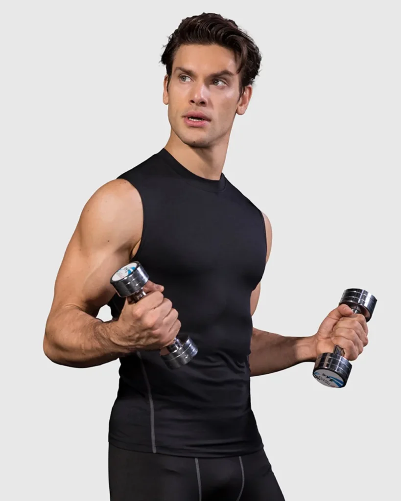Camiseta De Entrenamiento Compresión Pro Para Hombre - negro