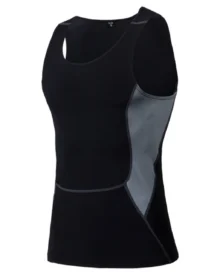 Men's Compression Sports Tank Top Fitness Basketball - Black
