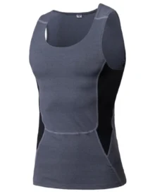 Men's Compression Sports Tank Top Fitness Basketball - Gray
