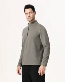 Men'S Lulu Half Zip Quick Dry Top - Olive