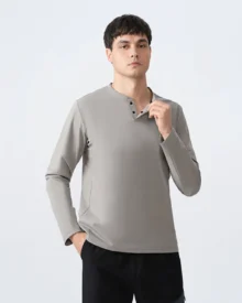 Dri Half Zip Quick Dry Long Sleeve - Khaki