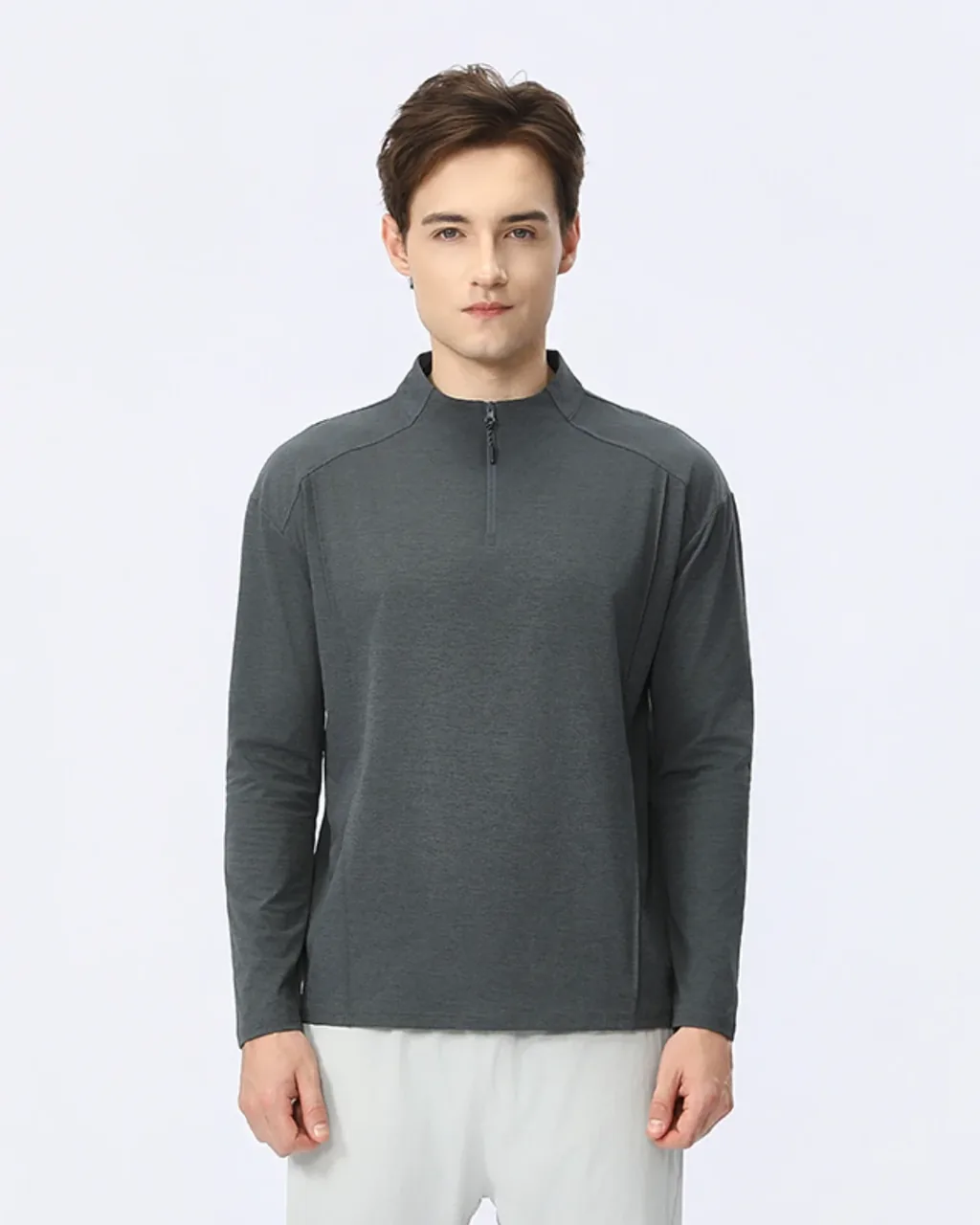 Top Térmico Suave Secado Rápido - gris oscuro