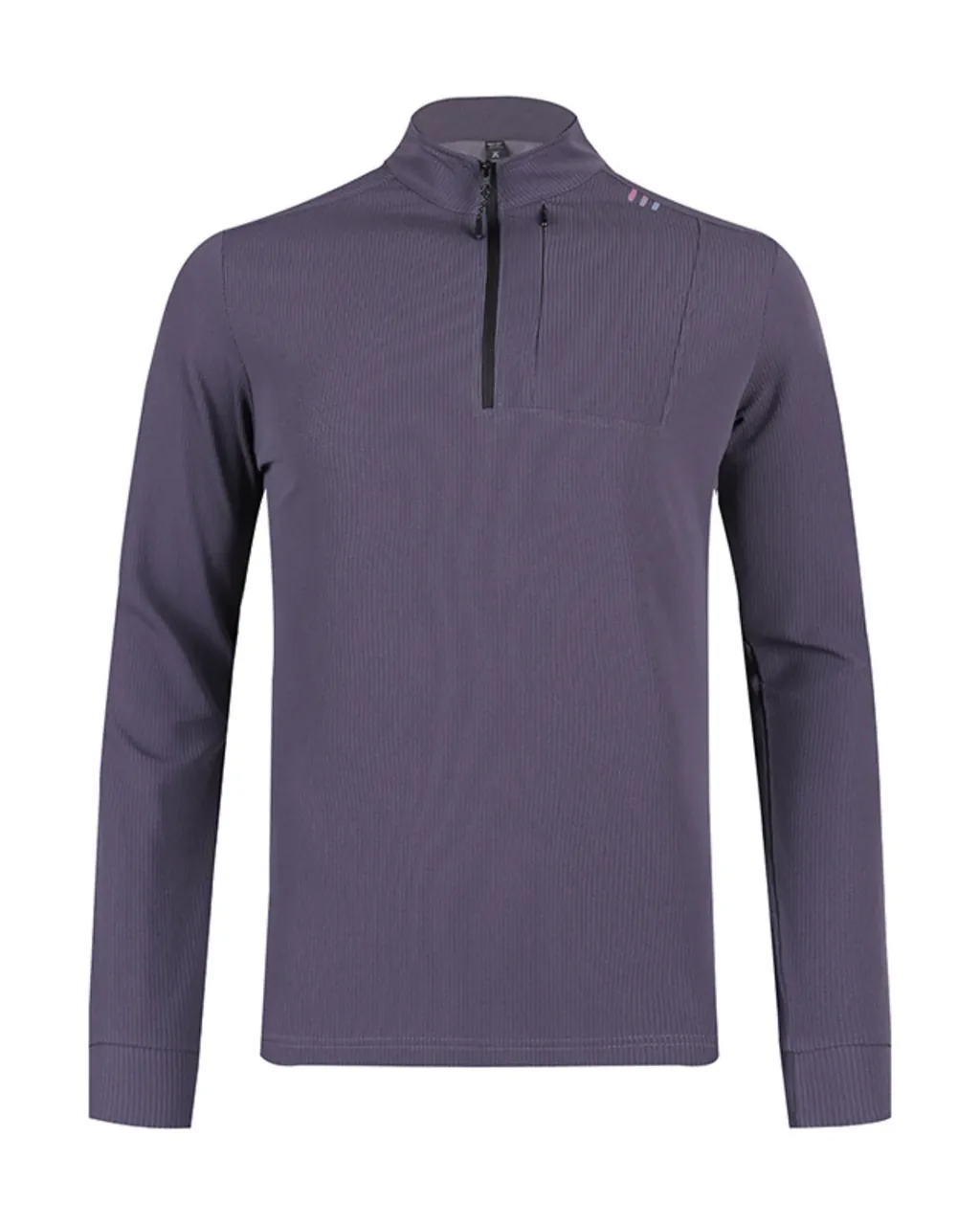 Top Fitness Seco Slim De Media Cremallera - azul