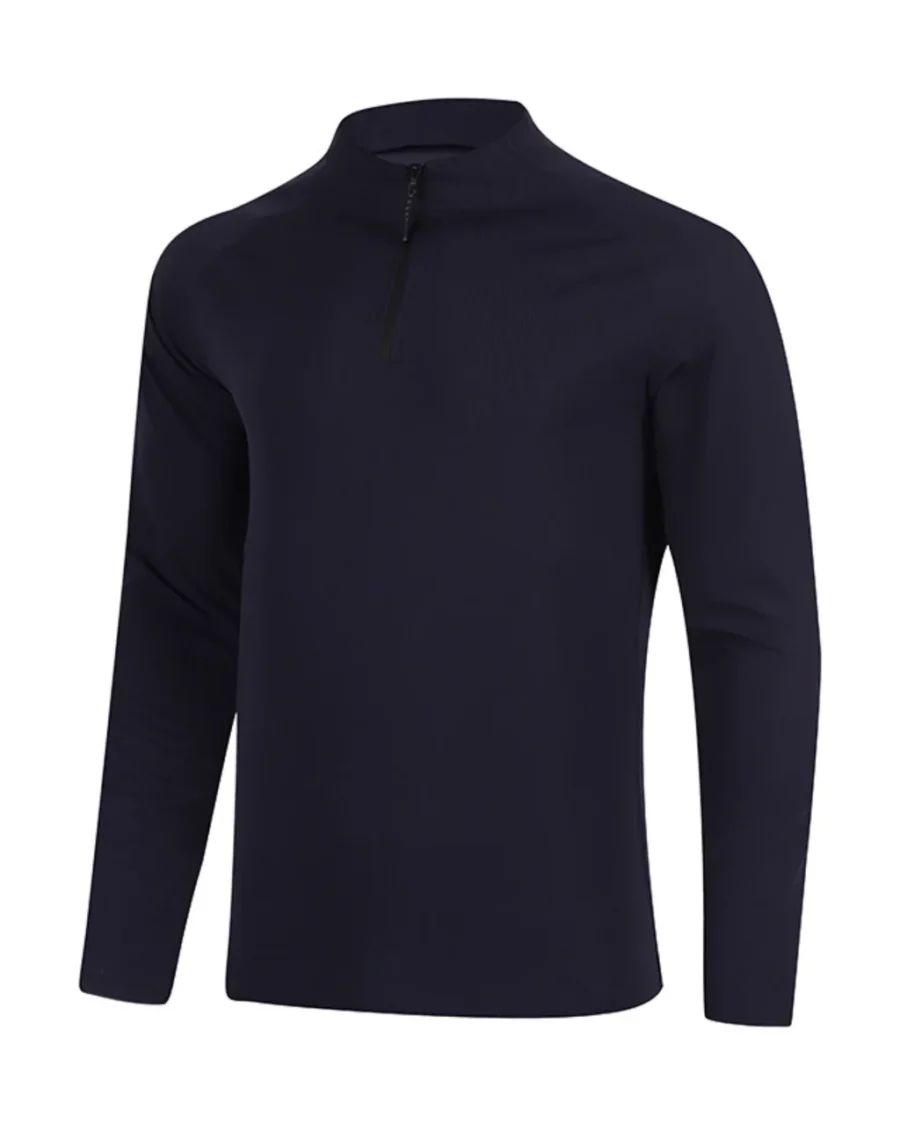 Breathable Half Zip Quick Dry Sweatshirt - Midnight