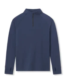 Half Zip Quick Dry Compression Long Sleeve - Navy