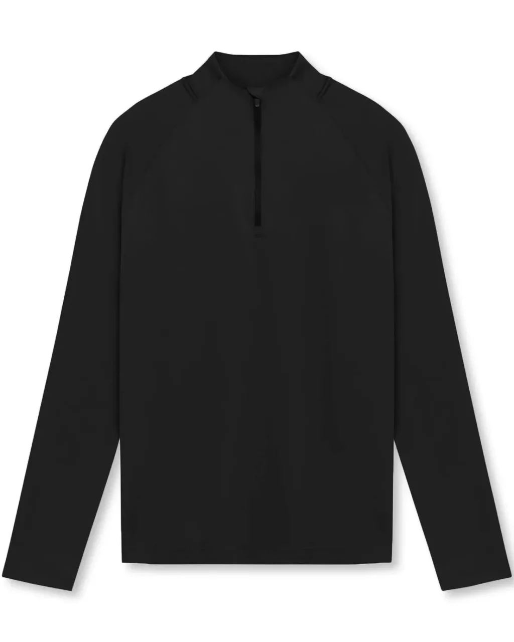 Deru Fleece Half Zip Training Long Sleeve - Black