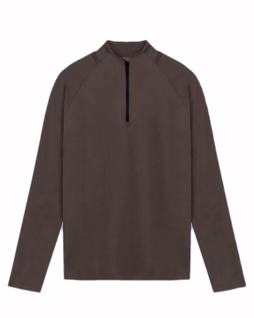Sudadera Fleece Deru Con Cremallera Parcial - marrón