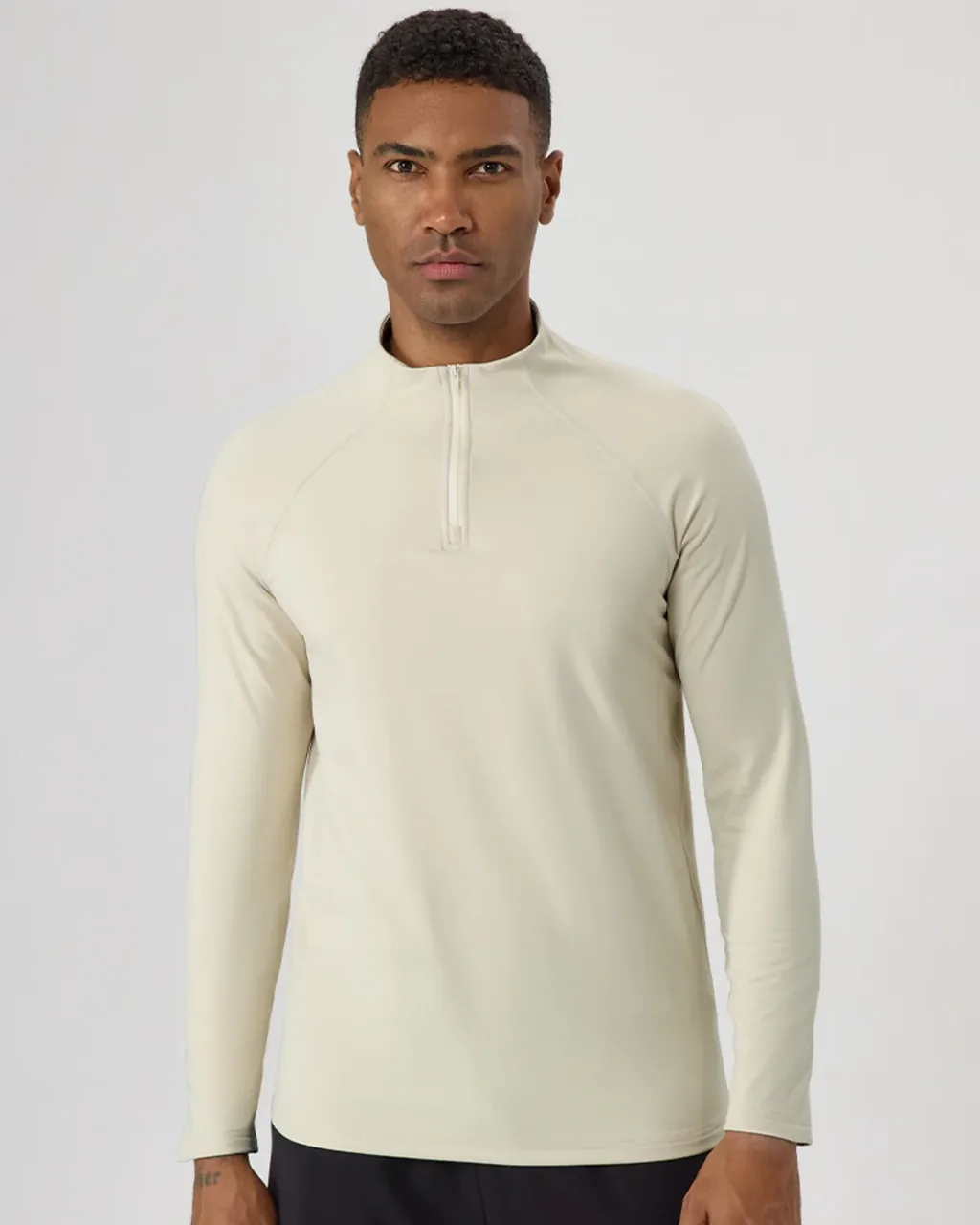 Forro Polar Invernal Para Hombre - crema
