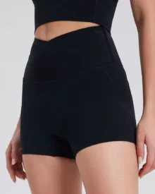 Shorts De Yoga Moldeadores Sin Costuras Con Bolsillo - negro