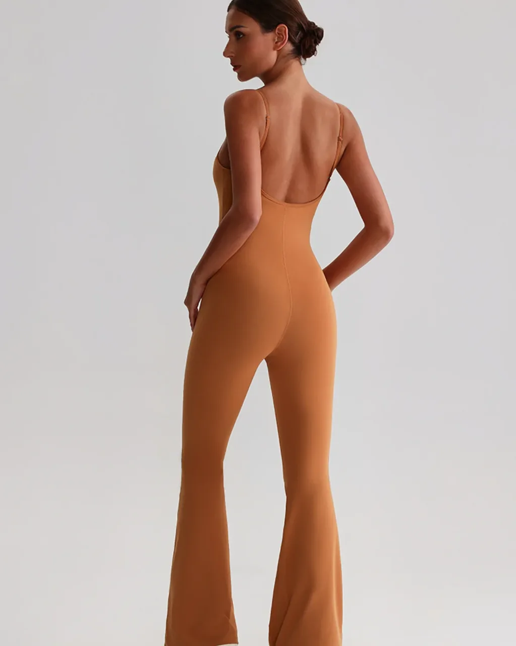 Mameluco Yoga Ajustable Sin Espalda - Mustard