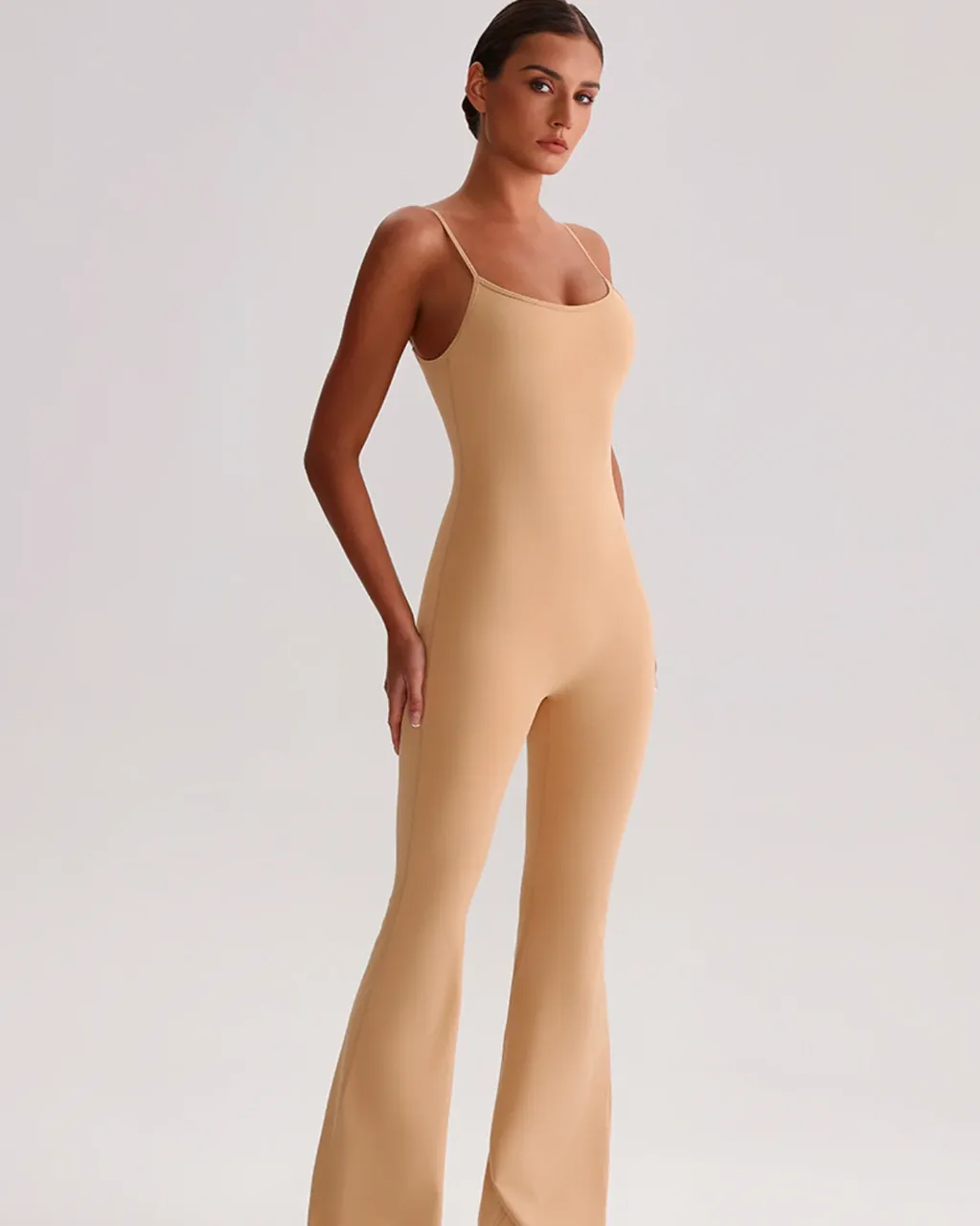 Mameluco Yoga Ajustable Sin Espalda - nude