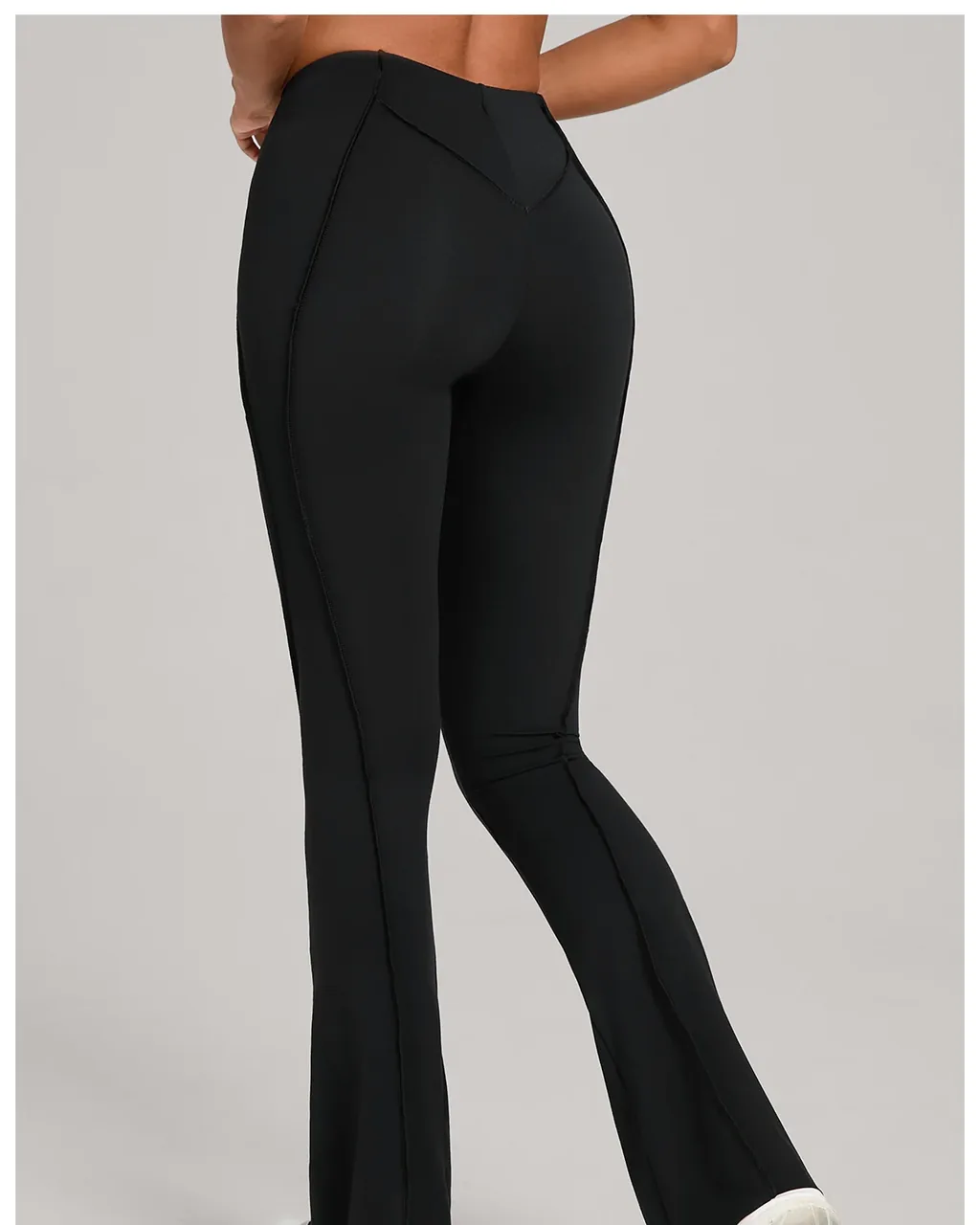 Pantalones De Yoga Con Cintura Alta Y Efecto Levantador - negro