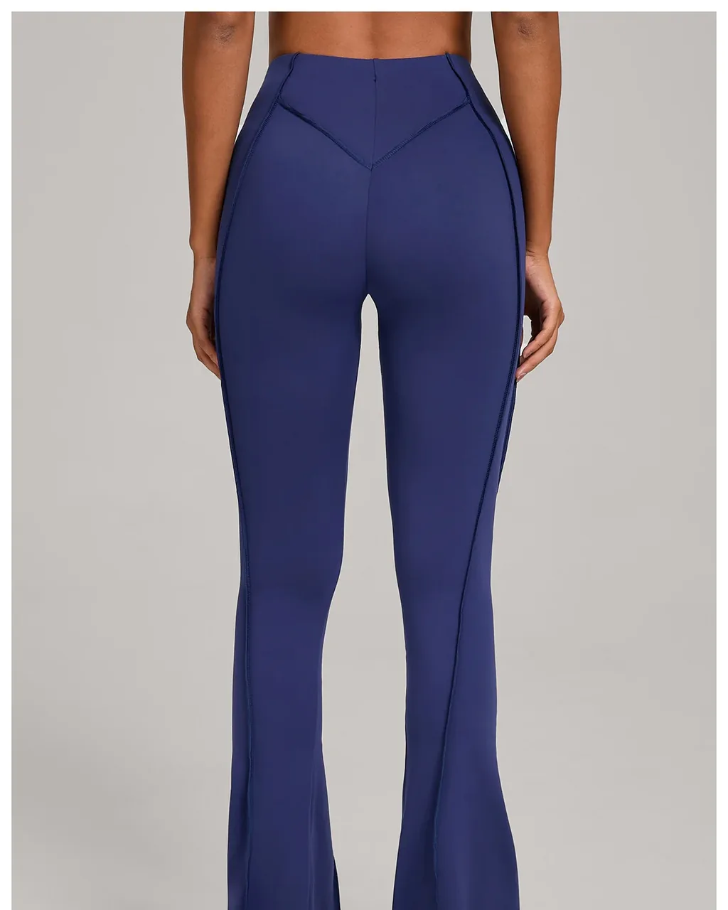 Pantalones De Yoga Con Cintura Alta Y Efecto Levantador - azul negro