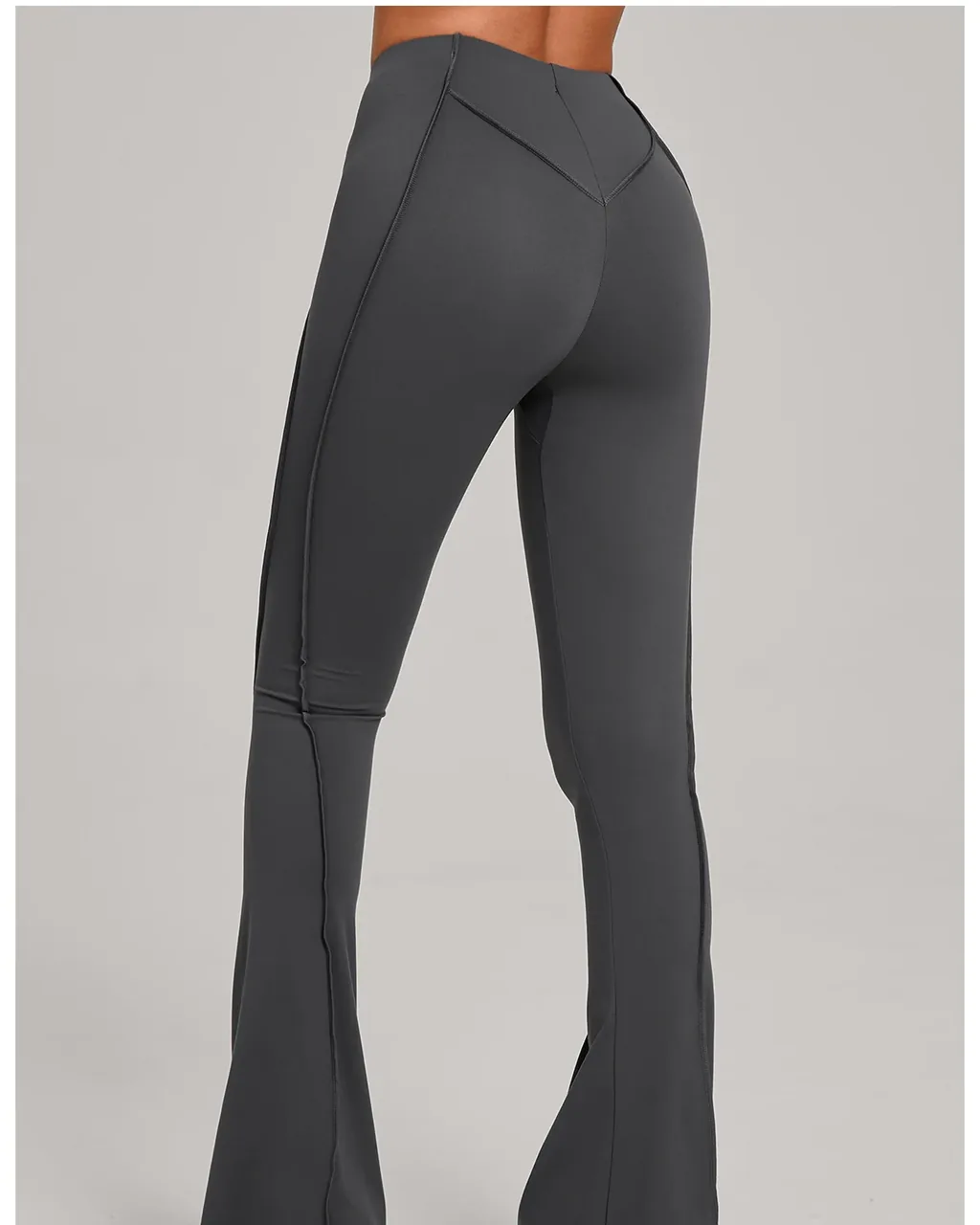 Pantalones De Yoga Con Cintura Alta Y Efecto Levantador - carbón gris