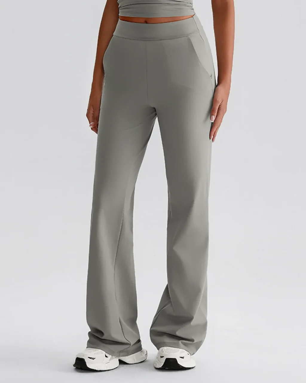 Leggings Yoga Con Cintura Alta Y Efecto Levantador De Glúteos - gris oscuro