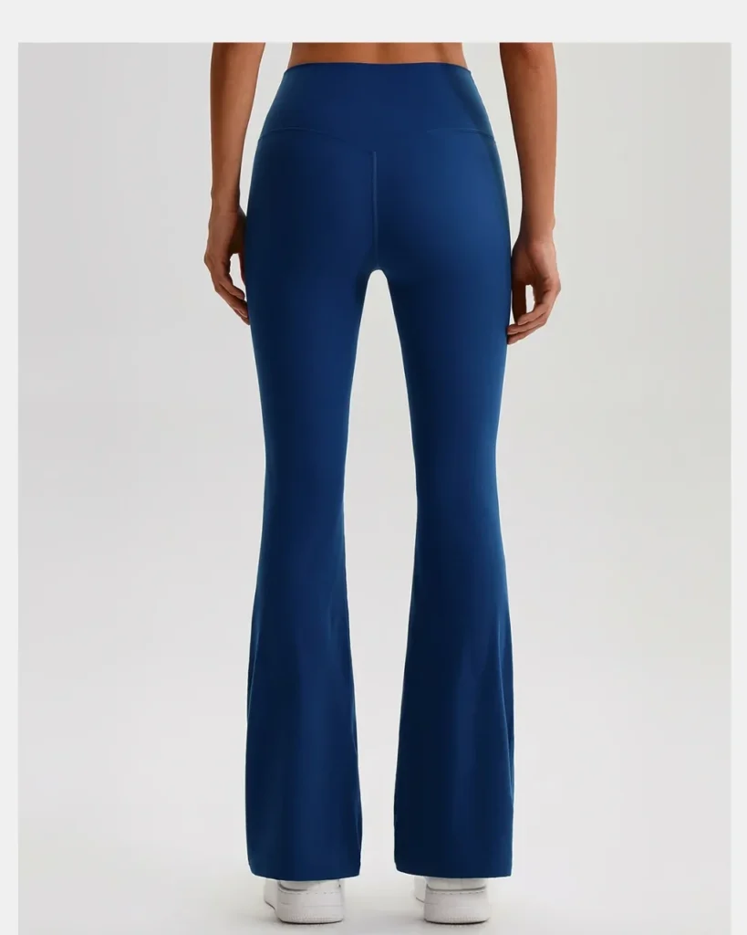 Pantalones De Yoga Con Control Abdominal Y Cintura Alta - azul marino