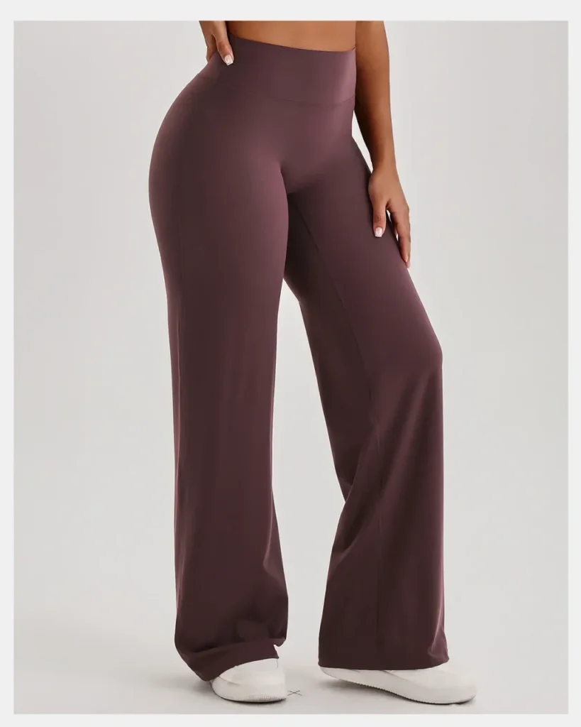Leggings Yoga Elevadoras De Cadera En Talle Alto - rojo marrón