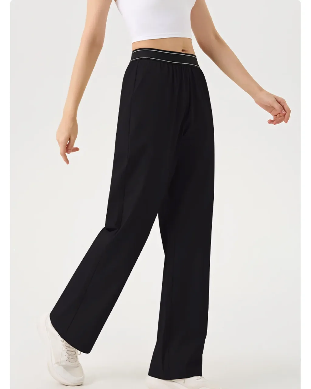 Pantalones Deportivos Ligeros Y Transpirables - negro