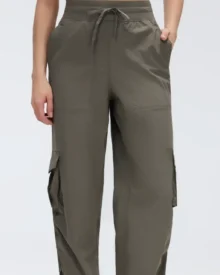 Pantalones Deportivos Cargo De Pierna Ancha - verde
