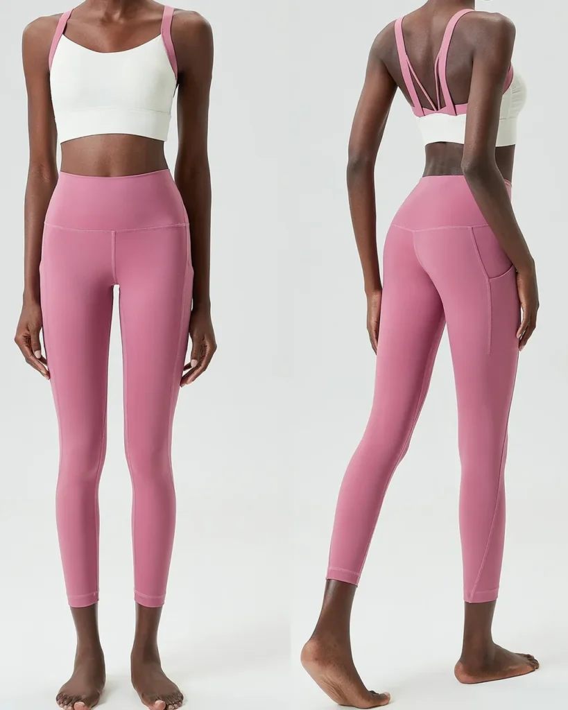 Conjunto Yoga Plus Size Con Orejas De Gato Y Soporte Máximo - rosa