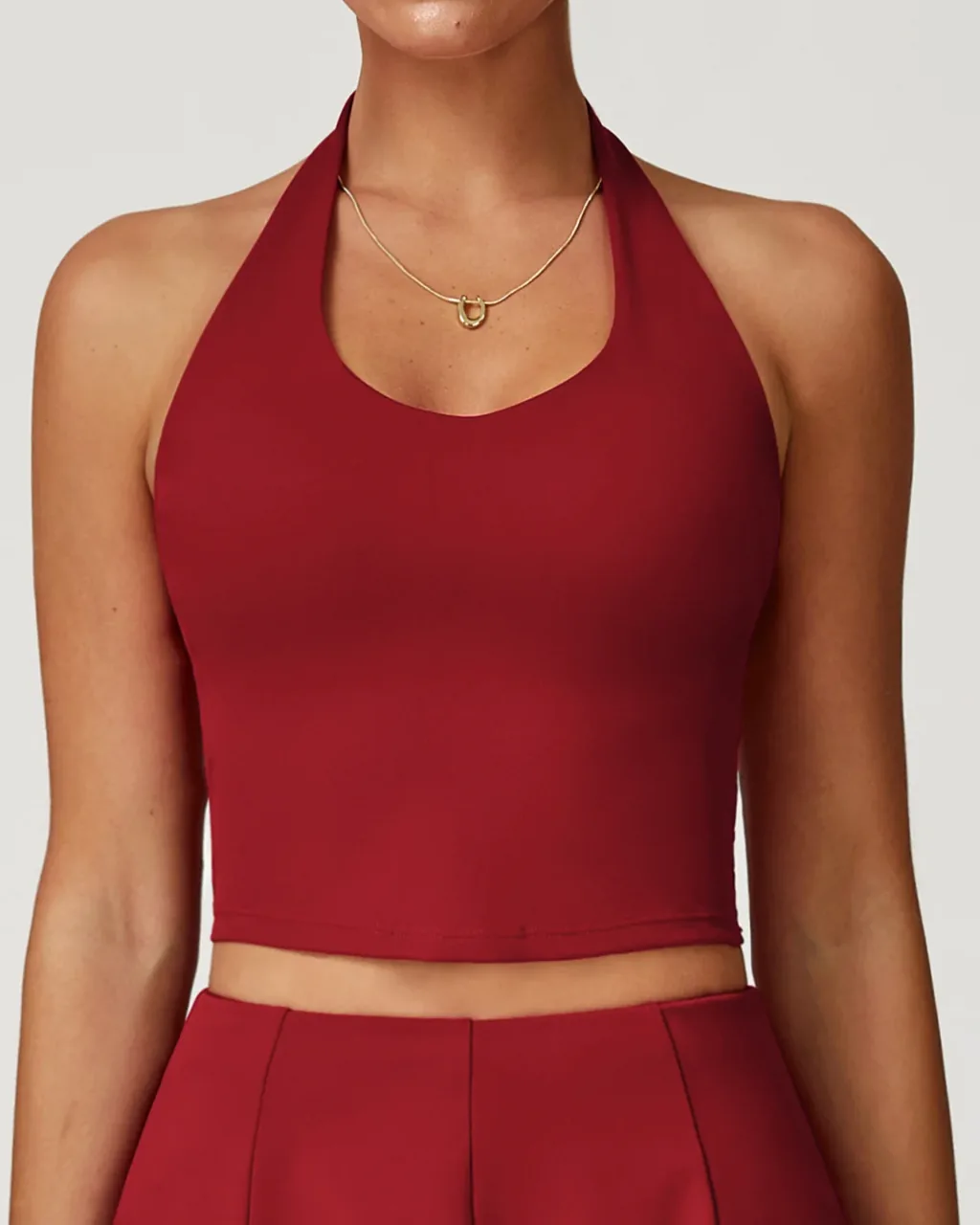 Vestido Yoga Secado Rápido Nude - borgoña