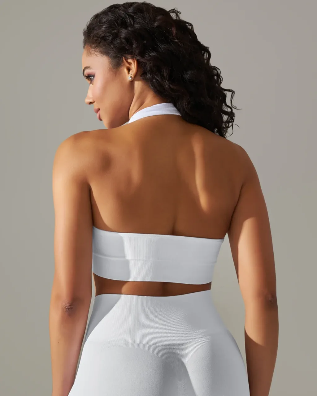 Sujetador Bandeau Sin Espalda Sin Costuras - blanco