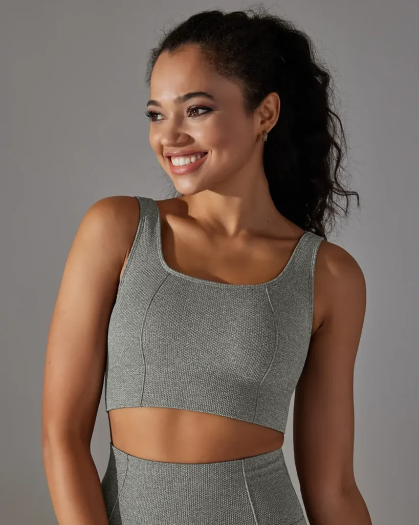 Seamless Solid Dot Strap Backless Bra - Grey
