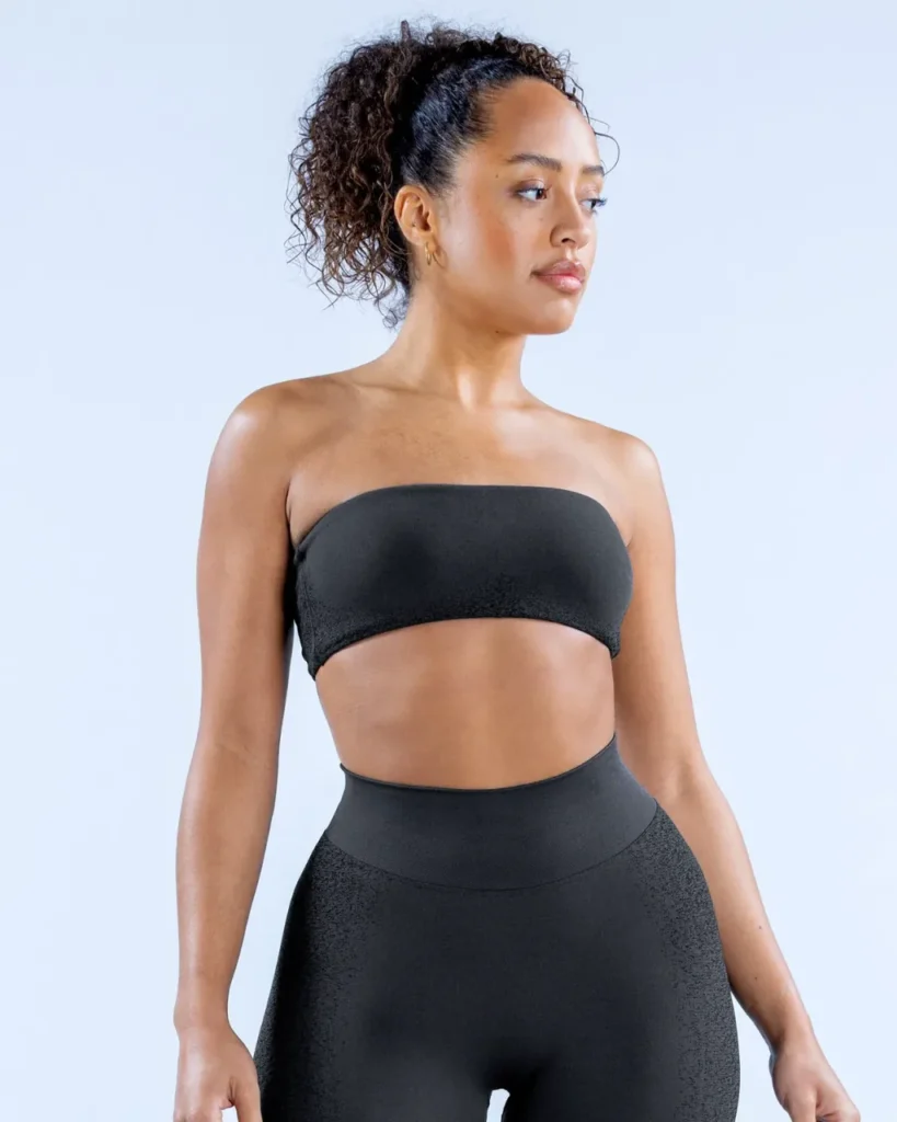 Sujetador Bandeau Sin Costuras - negro