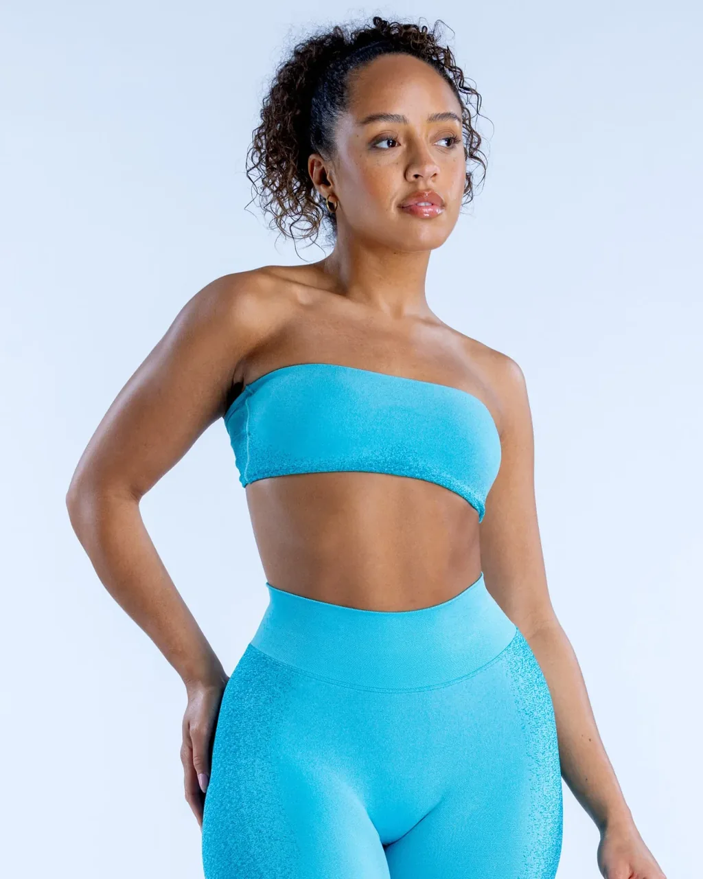 Sujetador Bandeau Sin Costuras - turquesa