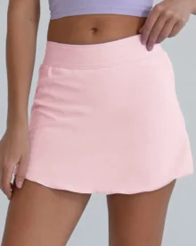 Outdoor Yoga Breathable Anti-Flashing Golf Skort - Blush