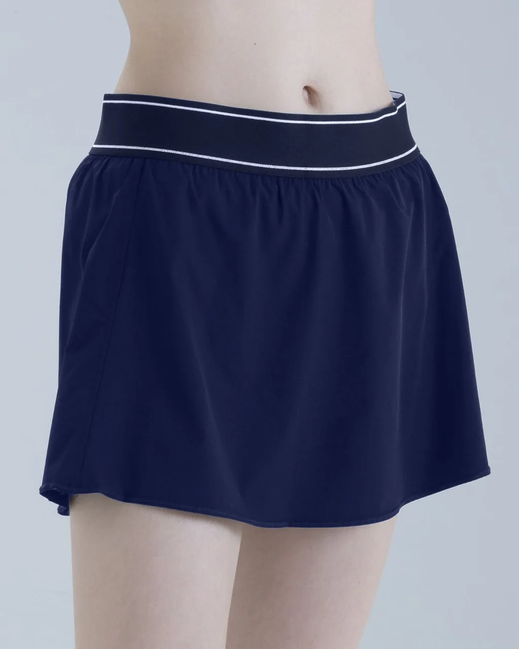 Skort De Golf Transpirable Para Yoga Al Aire Libre - azul marino