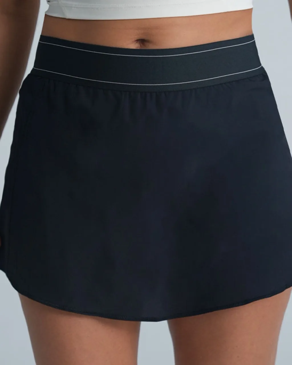Skort De Golf Transpirable Para Yoga Al Aire Libre - azul marino