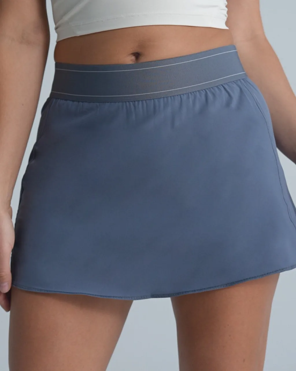 Skort De Golf Transpirable Para Yoga Al Aire Libre - pizarra